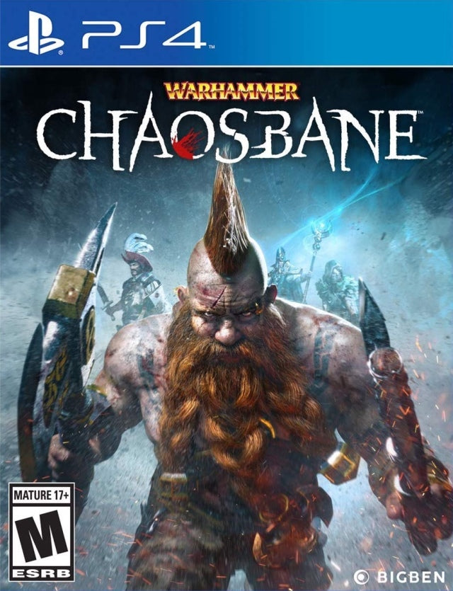 Warhammer Chaosbane Front Cover - Playstation 4 Pre-Played