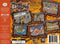 Road Rash 64 Back Cover - Nintendo 64 Pre-Played
