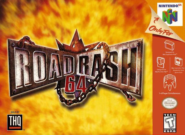 Road Rash 64 Front Cover - Nintendo 64 Pre-Played