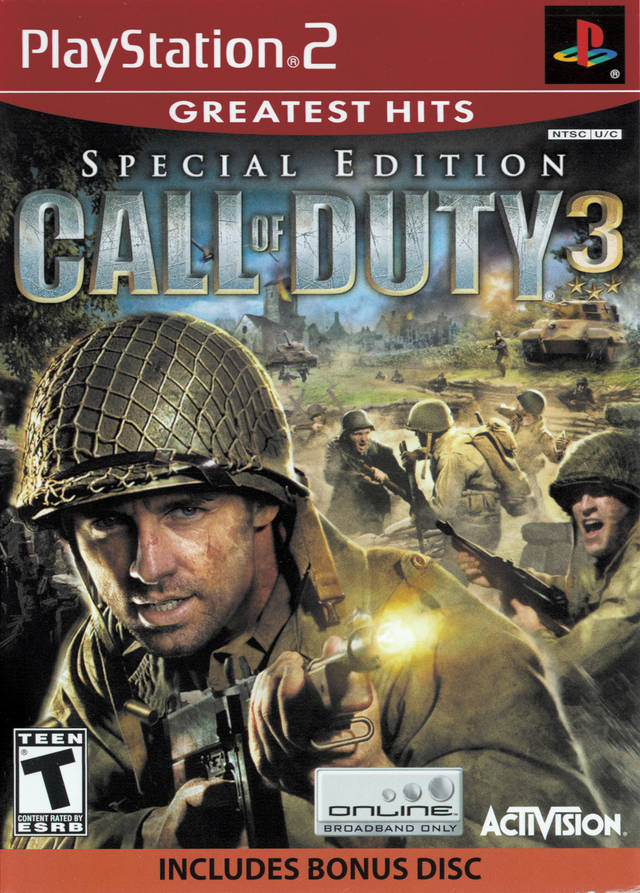 Call of Duty 3 Special Edition Front Cover - Playstation 2 Pre-Played