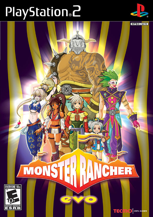 Monster Rancher Evo Front Cover - Playstation 2 Pre-Played