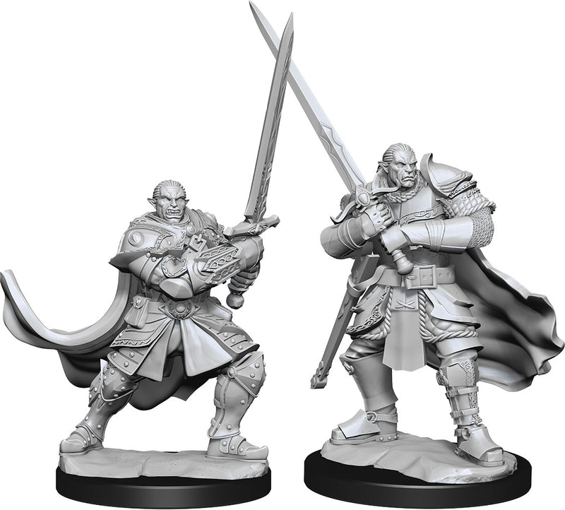 Half-Orc Paladin Male W15 - Dungeons & Dragons Nolzur`s Marvelous Unpainted Miniatures