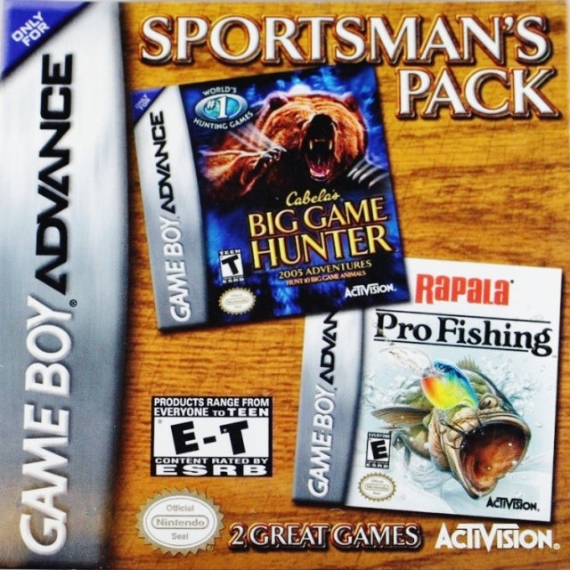Sportsman Pack Front Cover - Nintendo Gameboy Advance Pre-Played