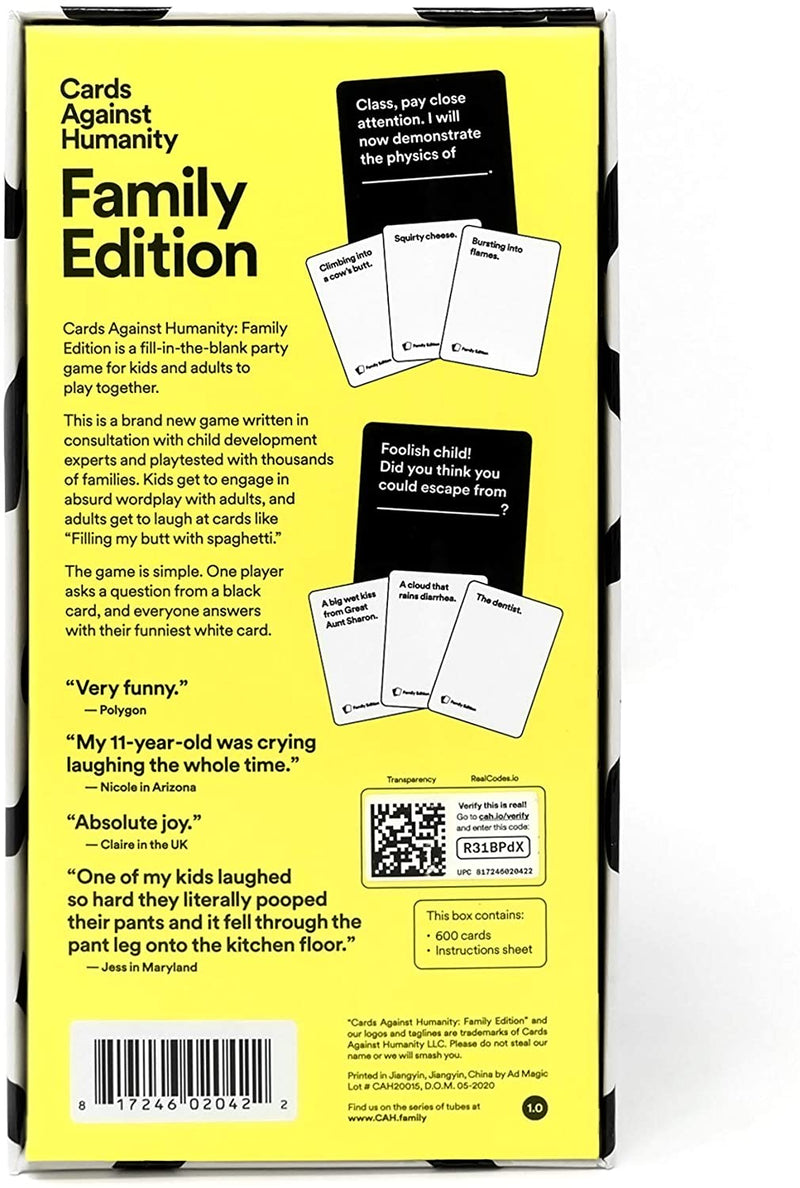 Cards Against Humanity Family Edition