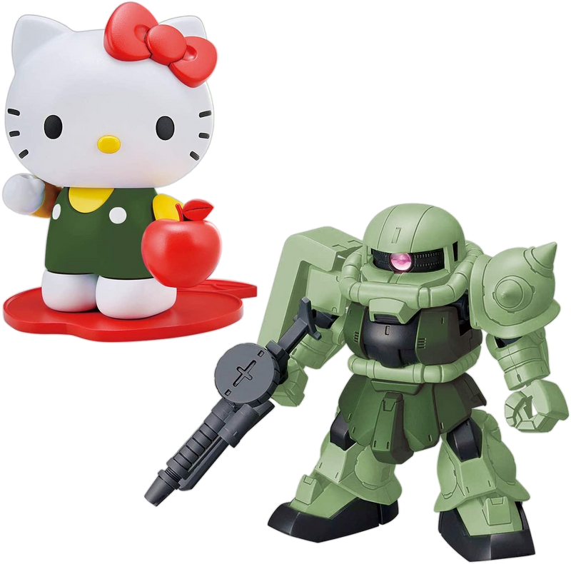Hello Kitty Zaku II - SD Gundam Cross Silhouette Bandai Spirits