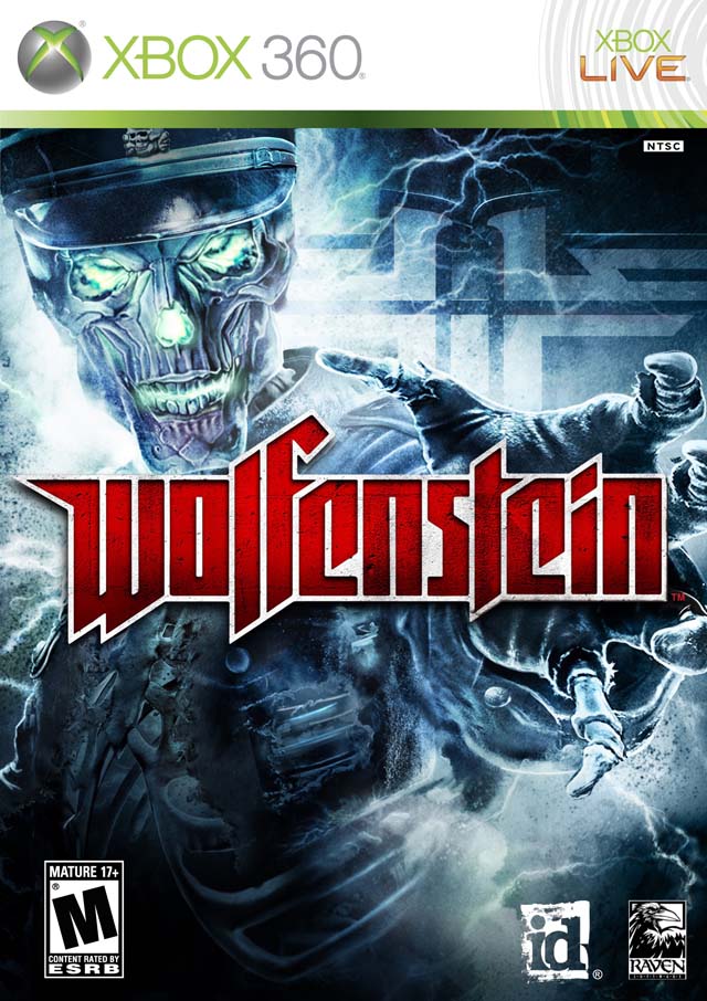 Wolfenstein Front Cover - Xbox 360 Pre-Played