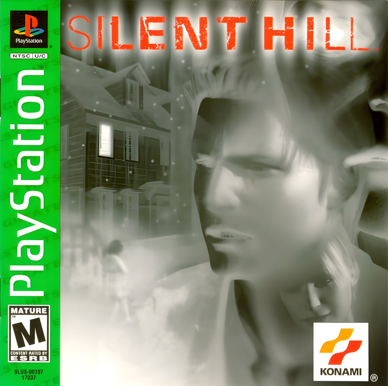 Silent Hill (Greatest Hits) Complete in Case Front Cover - Playstation 1 Pre-Played