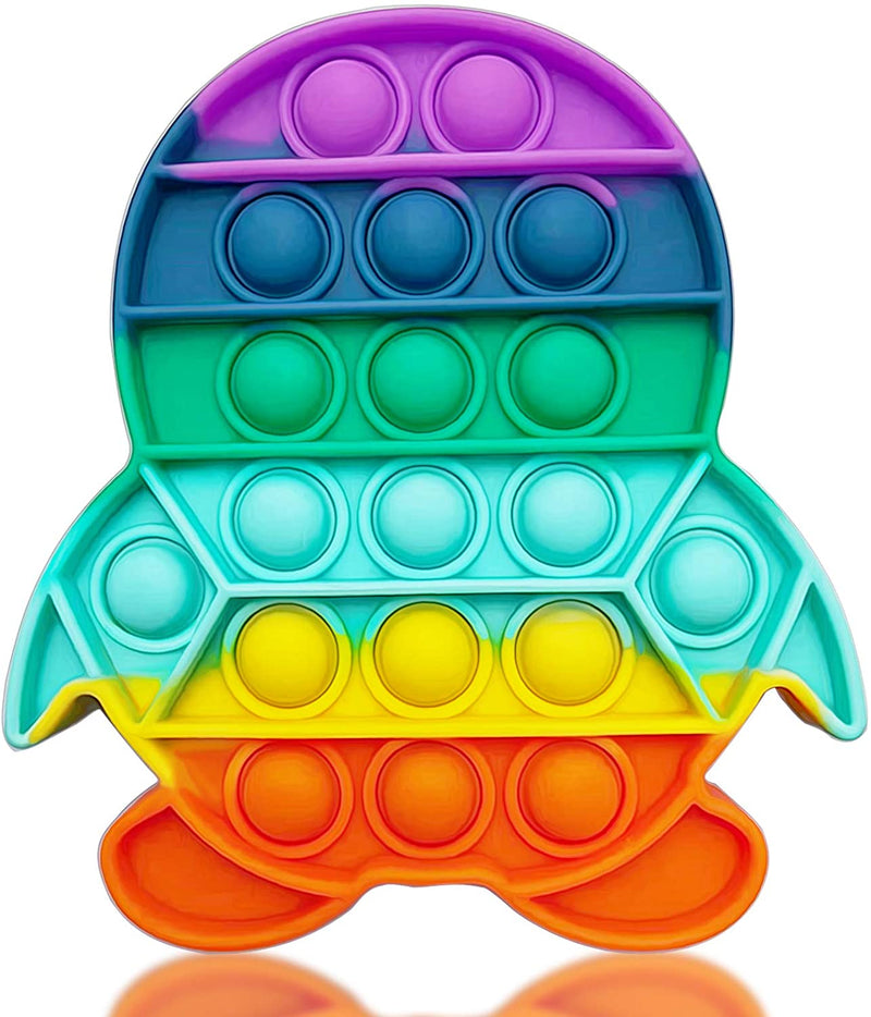 Rainbow Penguin  - Pop It Bubble Fidget Toy