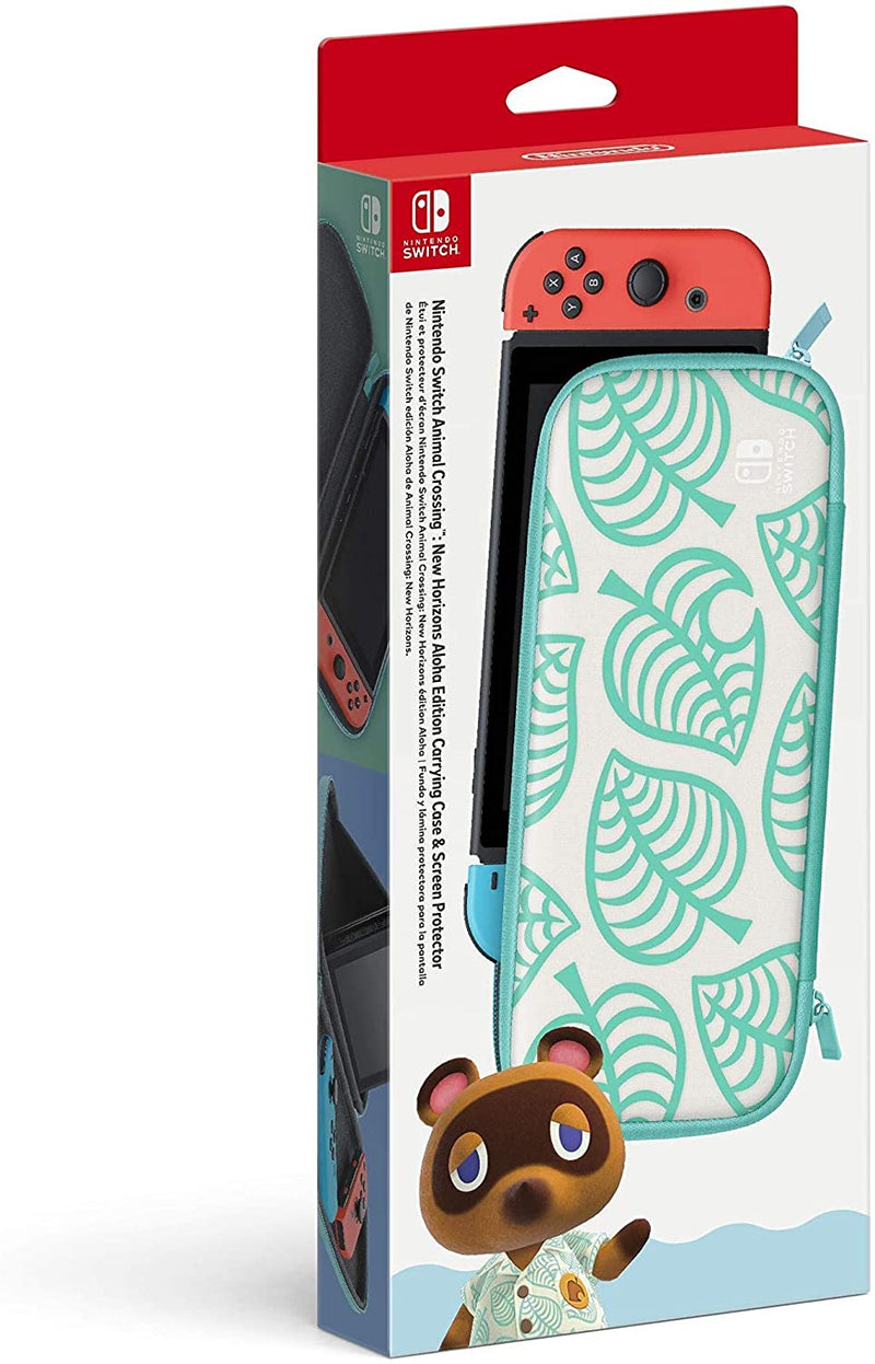 Switch Animal Crossing New Horizons Carrying Case & Screen Protector