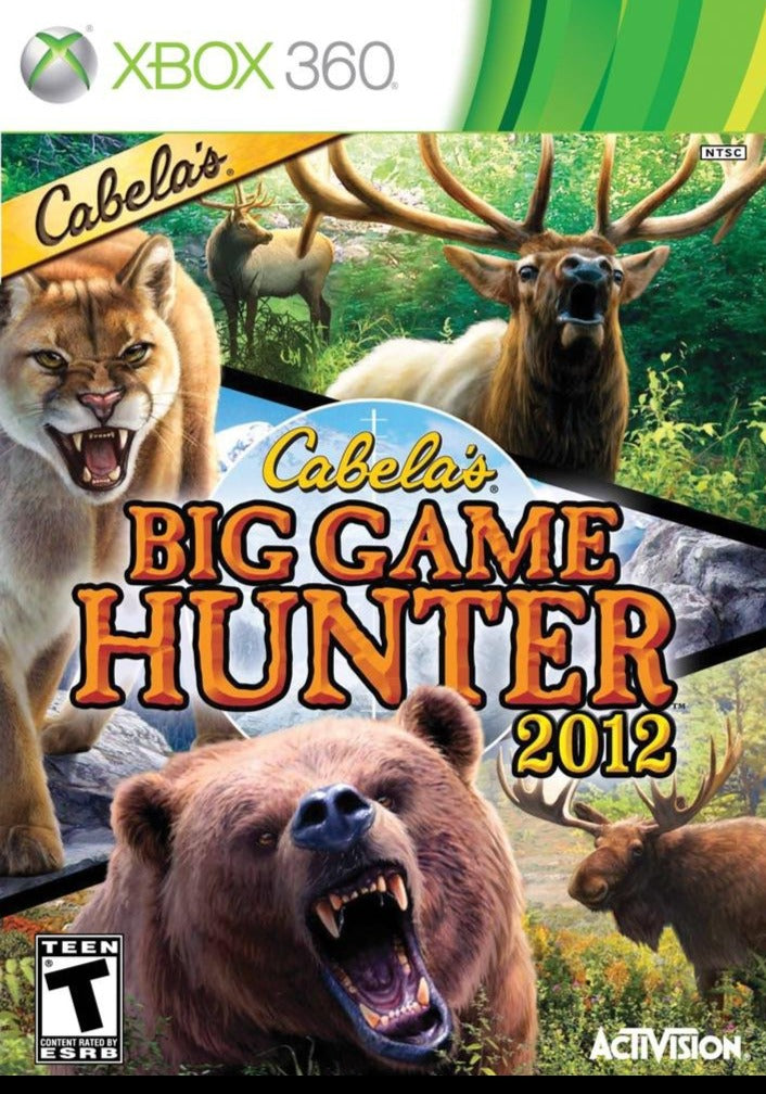 Cabela's Big Game Hunter 2012 Front Cover - Xbox 360 Pre-Played