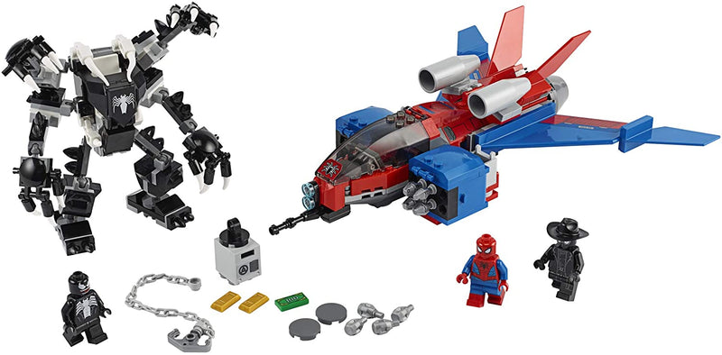 LEGO Marvel Spider-Man Spider-Jet vs Venom Mech