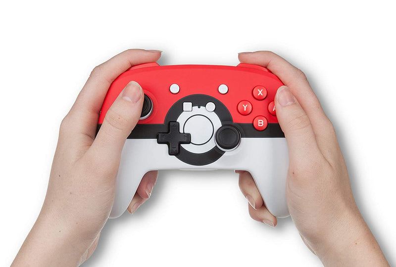 Power A Enhanced Wireless Controller Pokemon Pokeball Red - Nintendo Switch