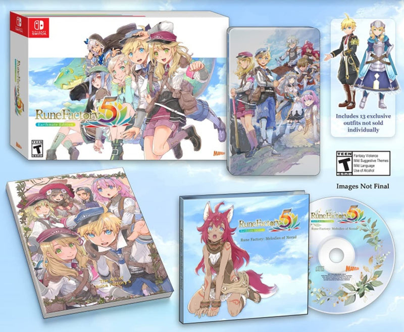 Rune Factory 5: Earthmate Edition - Nintendo Switch