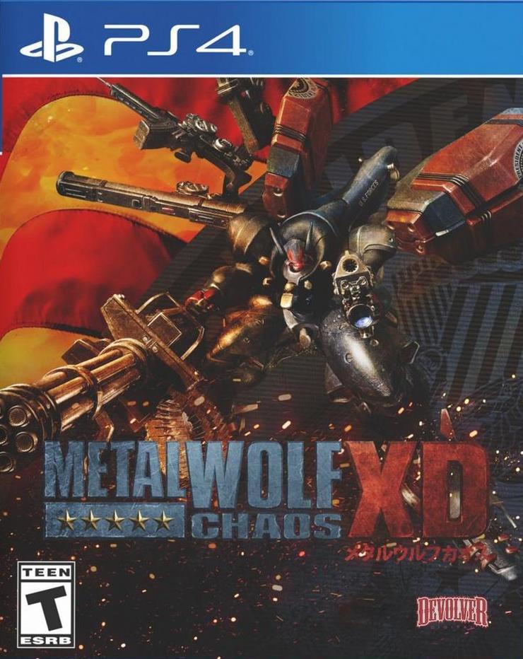 Metal Wolf Chaos XD Front Cover - Playstaion 4 Pre-Played