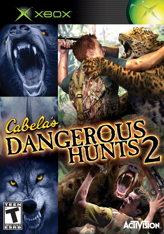 Cabela's Dangerous Hunts 2 Front Cover - Xbox Pre-Played