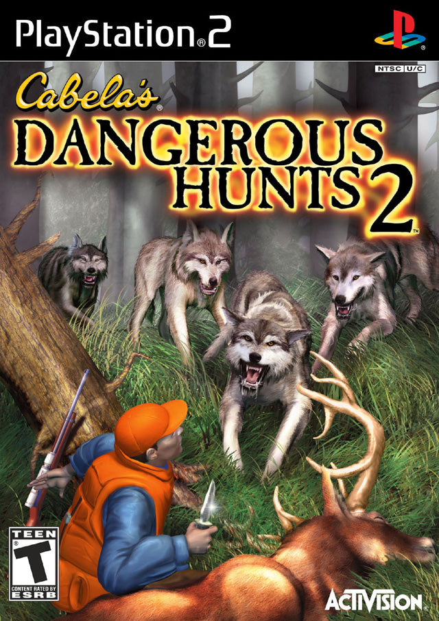 Cabela's Dangerous Hunts 2 Front Cover - Playstation 2 Pre-Played