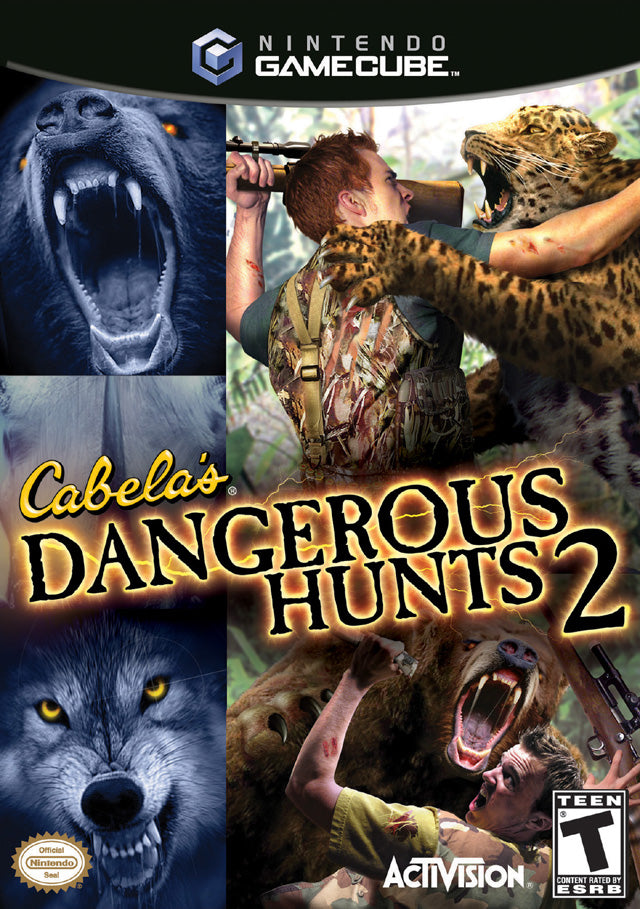 Cabela's Dangerous Hunts 2 Front Cover - Nintendo Gamecube Pre-Played