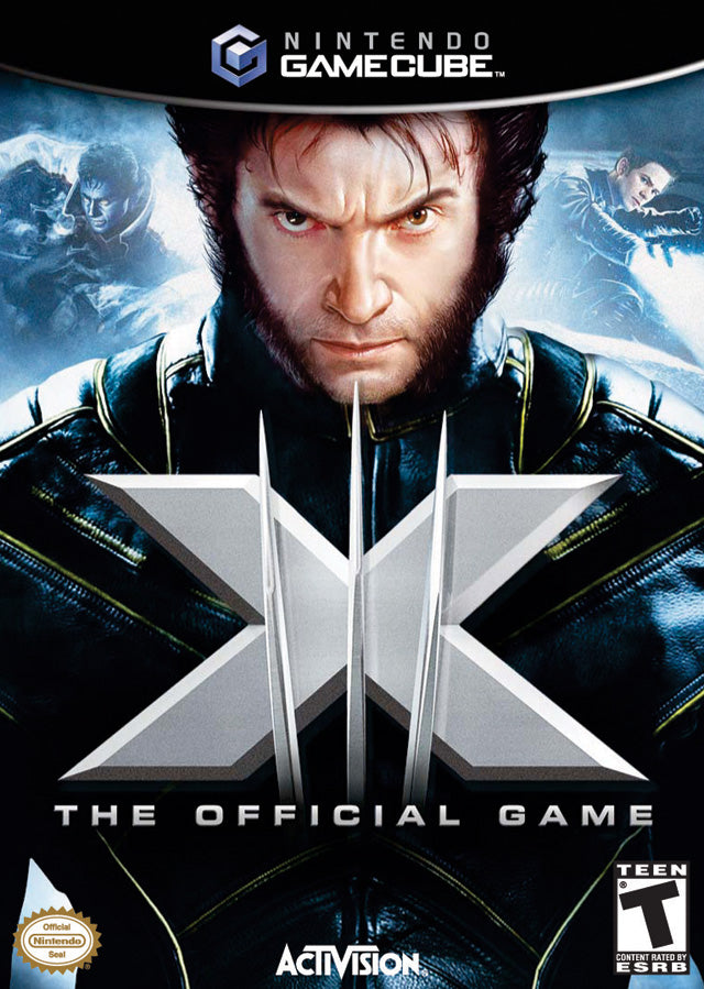 X-Men The Official Game Front Cover - Nintendo Gamecube Pre-Played