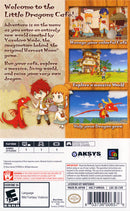 Little Dragons Cafe Back Cover - Nintendo Switch Pre-Played