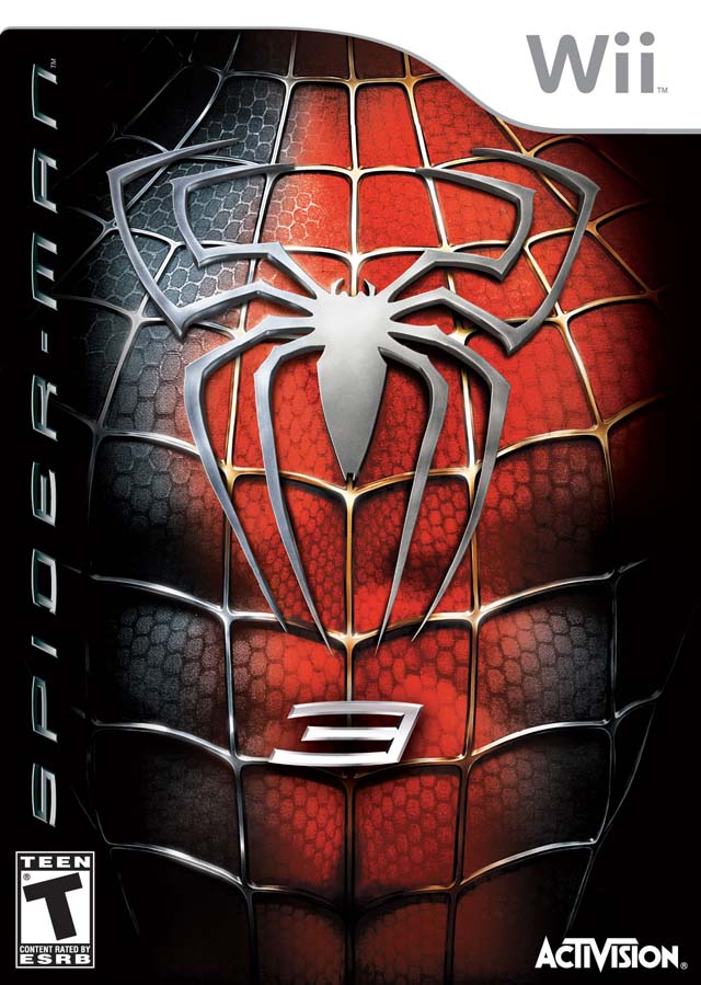 Spiderman 3 Front Cover - Nintendo Wii Pre-Played