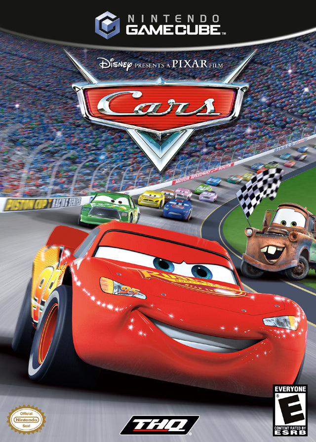 Cars Front Cover - Nintendo Gamecube Pre-Played