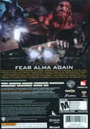 Fear 2: Project Origin Back Cover - Xbox 360 Pre-Played