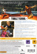 Table Tennis Back Cover - Xbox 360 Pre-Played