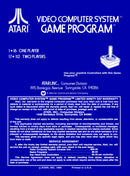 Space Invaders Back Cover - Atari Pre-Played