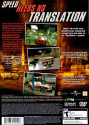 Fast and the Furious Back Cover - Playstation 2 Pre-Played