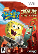 Spongebob Squarepants Creature from the Krusty Krab Front Cover - Nintendo Wii Pre-Played