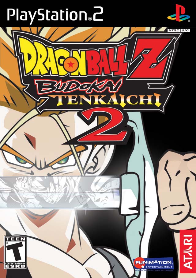 Dragonball Z Budokai Tenkaichi 2 Front Cover - Playstation 2 Pre-Played