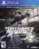 Tony Hawk's Pro Skater 1+2 Front Cover- Playstation 4 Pre-Played