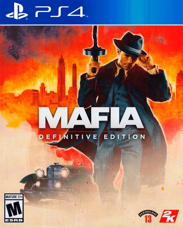 Mafia Definitive Edition Front Cover - Playstation 4 Pre-Played
