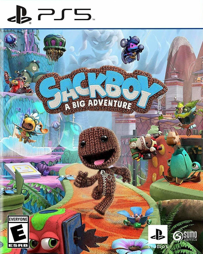 Sackboy A Big Adventure Front Cover - Playstation 5
