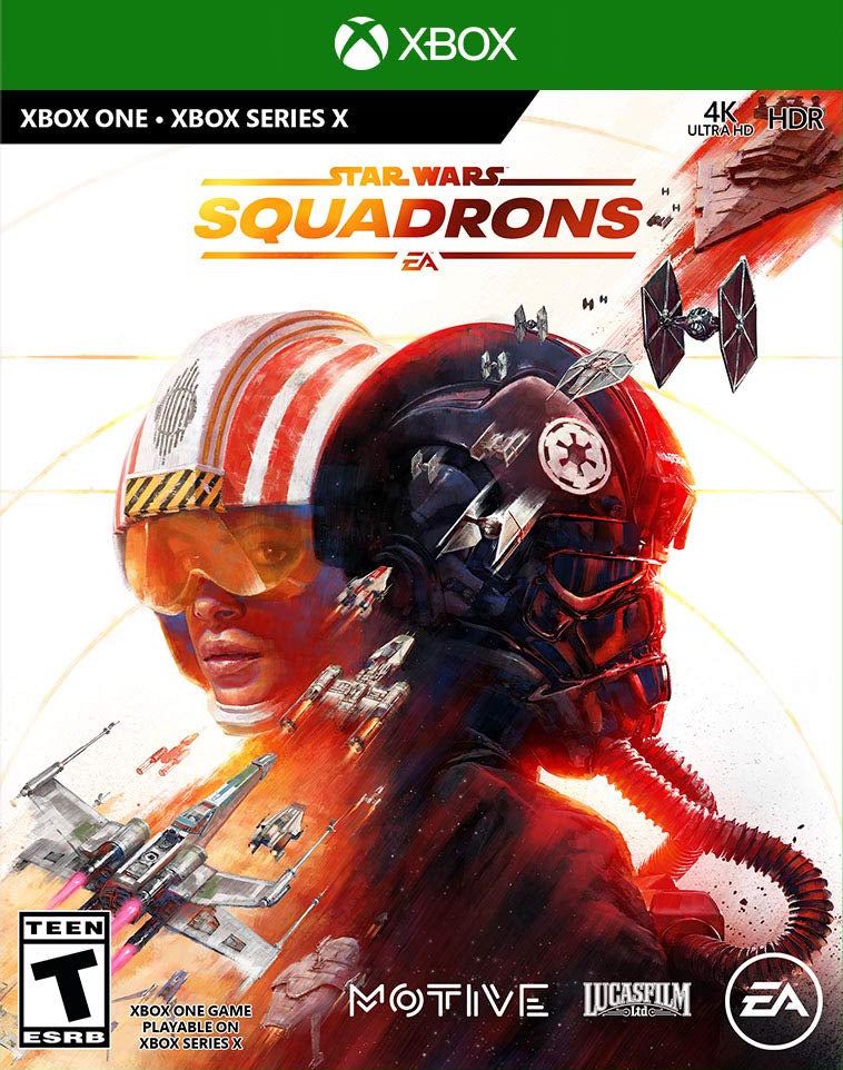 Star Wars Squadrons Front Cover - Xbox One Pre-Played