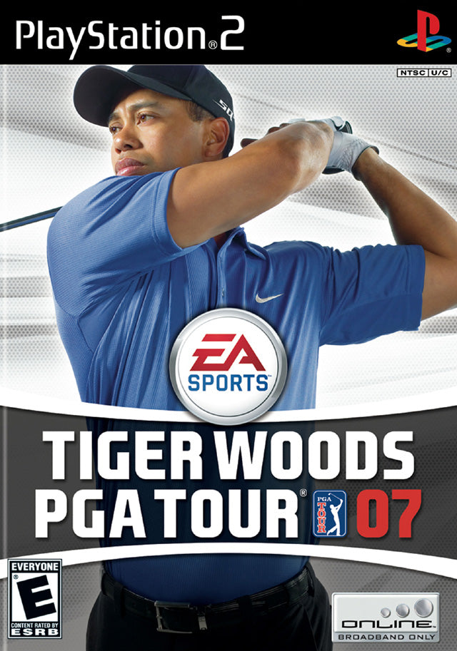 Tiger Woods PGA Tour 07 Front Cover - Playstation 2 Pre-Played