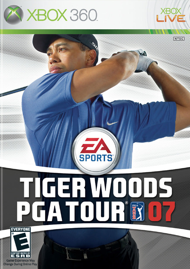 Tiger Woods PGA Tour 07 Front Cover - Xbox 360 Pre-Played