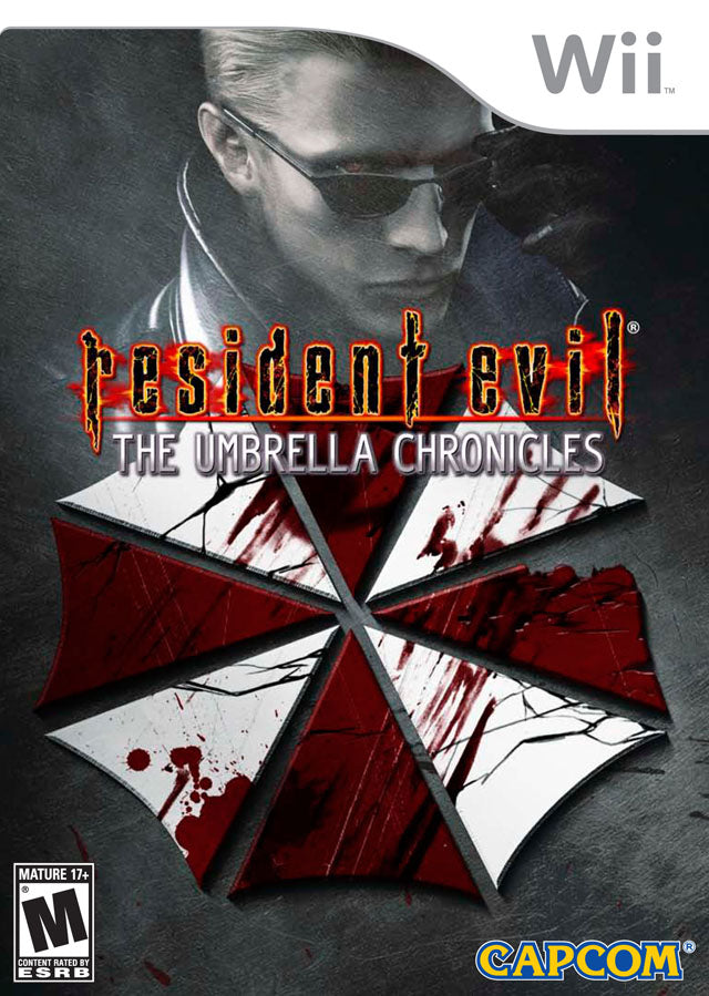 Resident Evil: The Umbrella Chronicles Front Cover - Nintendo Wii Pre-Played