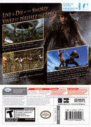 Pirates of the Carribean At Worlds End Back Cover - Nintendo Wii Pre-Played