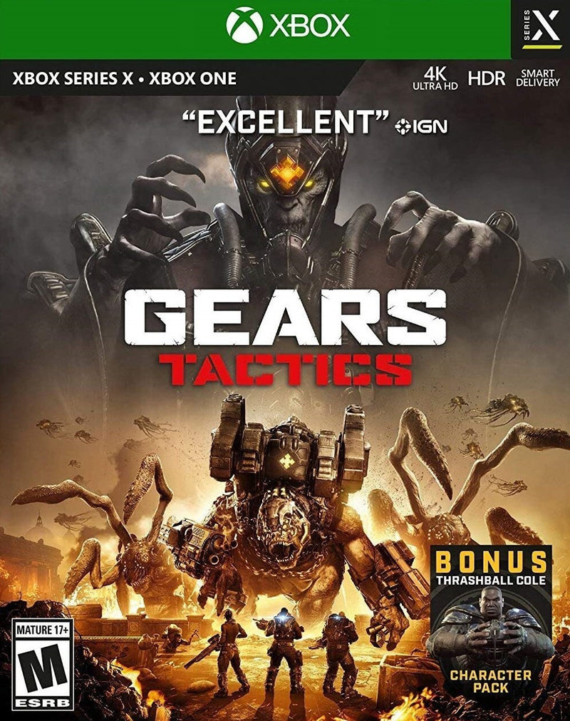 Gears Tactics Front Cover - Xbox Series X/Xbox One Pre-Played