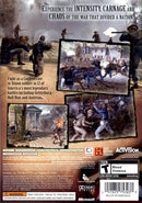 History Channel Civil War: A Nation Divided Back Cover - Xbox 360 Pre-Played