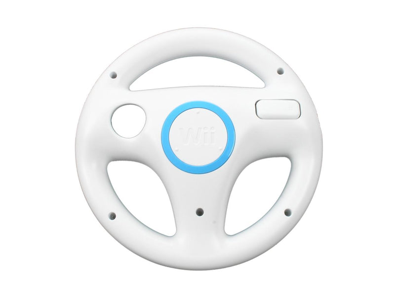 Nintendo Wii Steering Wheel White - Pre-Played