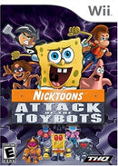 Nicktoons Attack of the Toybots Front Cover - Nintendo Wii Pre-Played