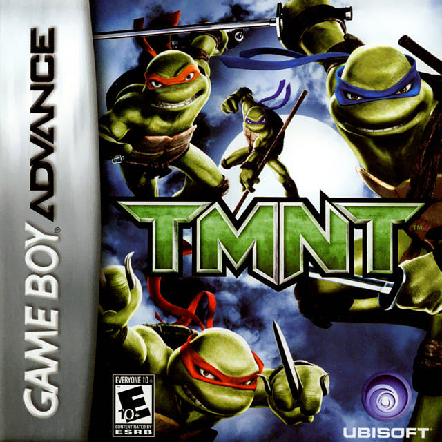 TMNT Front Cover - Nintendo Gameboy Advance Pre-Played