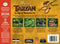 Tarzan Back Cover - Nintendo 64 Pre-Played
