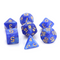 Blue Swirl with Gold - 7 Piece RPG Set