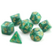 Green Swirl with Gold - 7 Piece RPG Set
