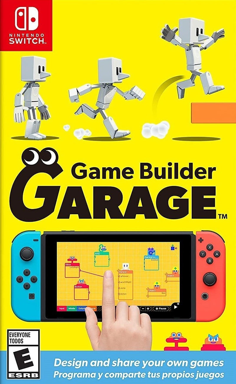 Game Builder Garage Front Cover - Nintendo Switch Pre-Played