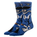 Power Rangers Blue Ranger 360 Character Crew Sock