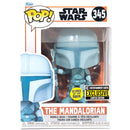 Pop! Star Wars The Mandalorian - The Mandalorian Hologram Glow-in-the-Dark Entertainment Earth Exclusive